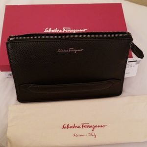 Ferragamo clutch purse